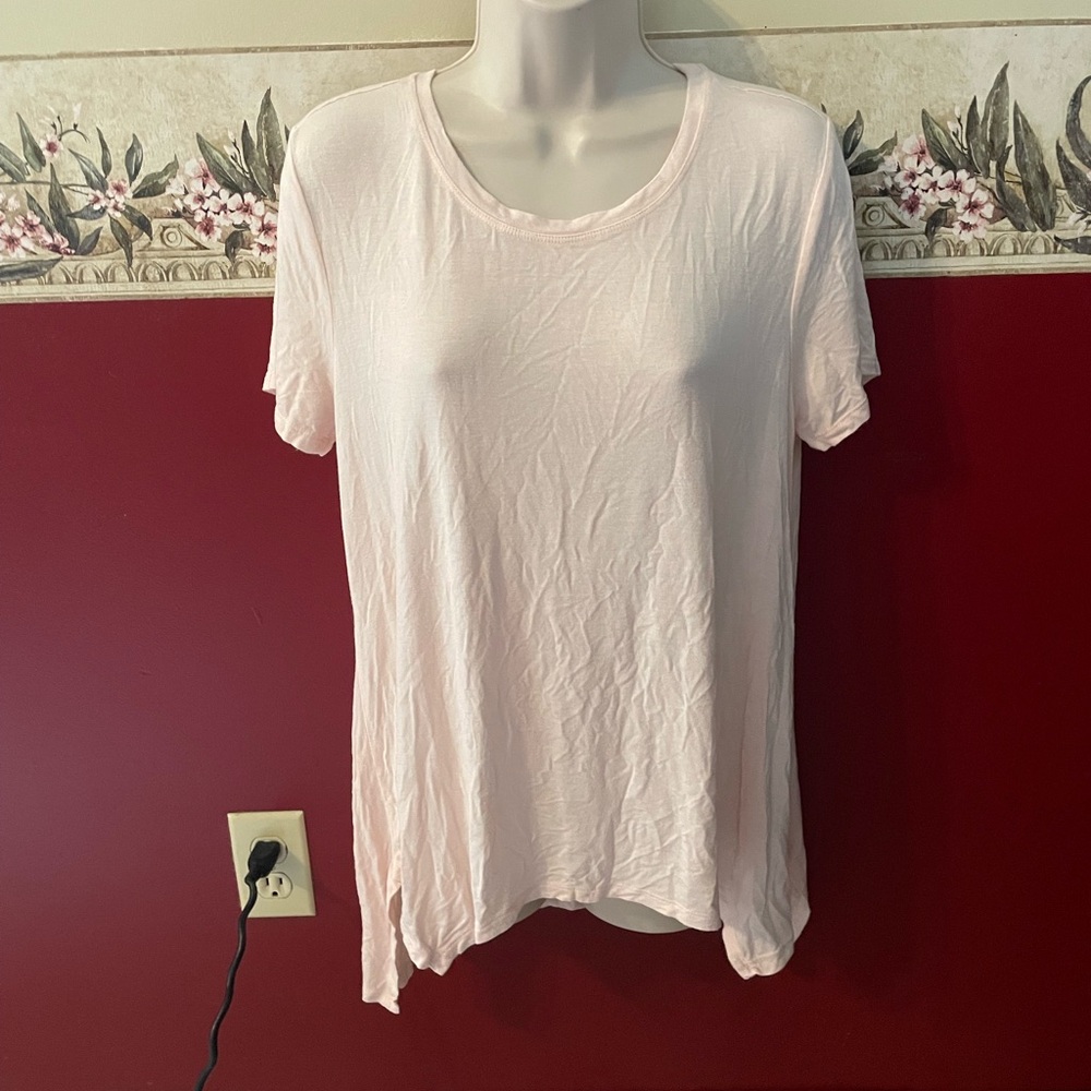 Active Life Light Pink Short Sleeve Tee